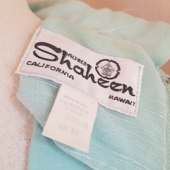 Vintage Alfred Shaheen California Hawaii Evening D - Picture 7 of 8